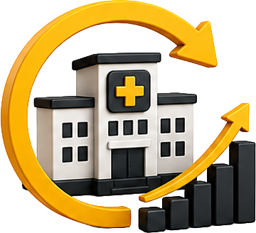 Hospital turnaround strategy icon